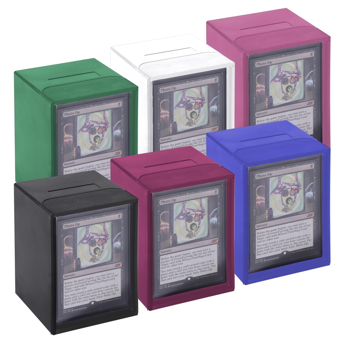 DeckDwell Commander Deck Box 6-Pack — Multicolor